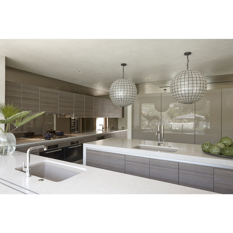 Polished Chrome Pull-Out Kitchen Faucet with Spray