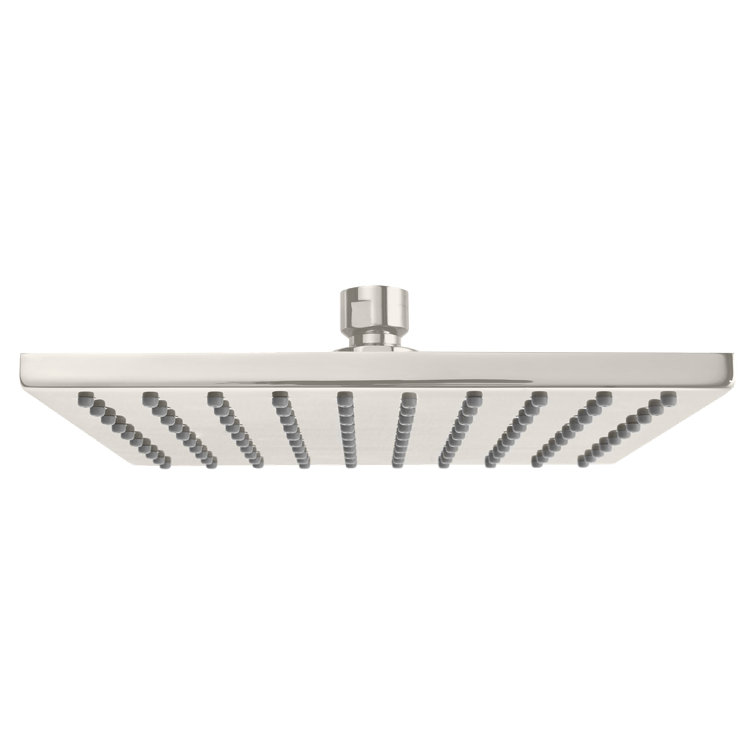 Polished Nickel Square Rainfall Shower Head 7.81"