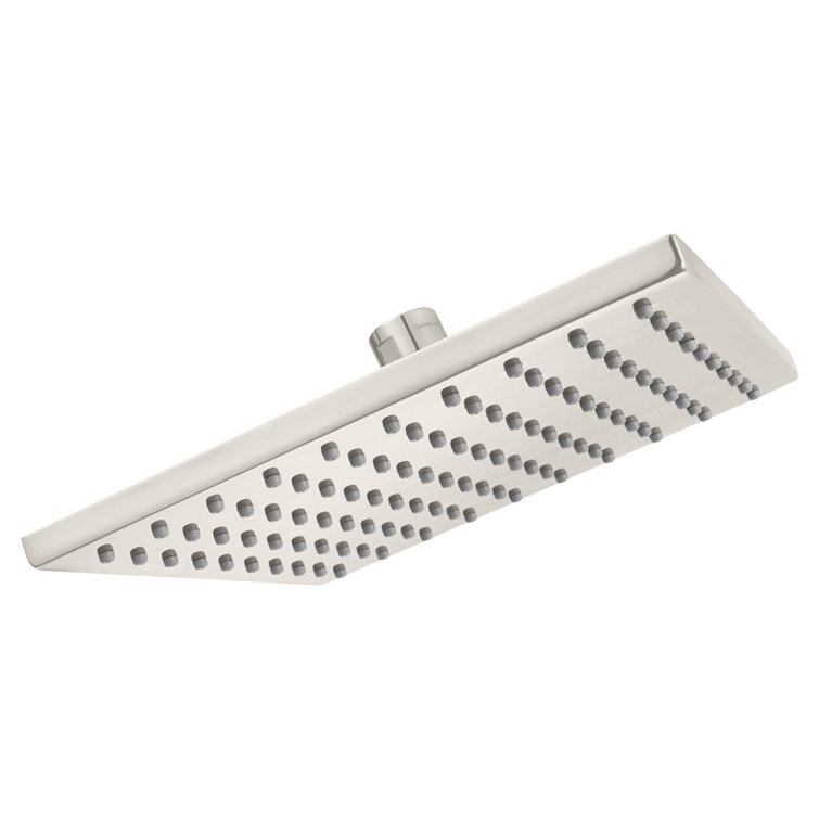 Polished Nickel Square Rainfall Shower Head 7.81"
