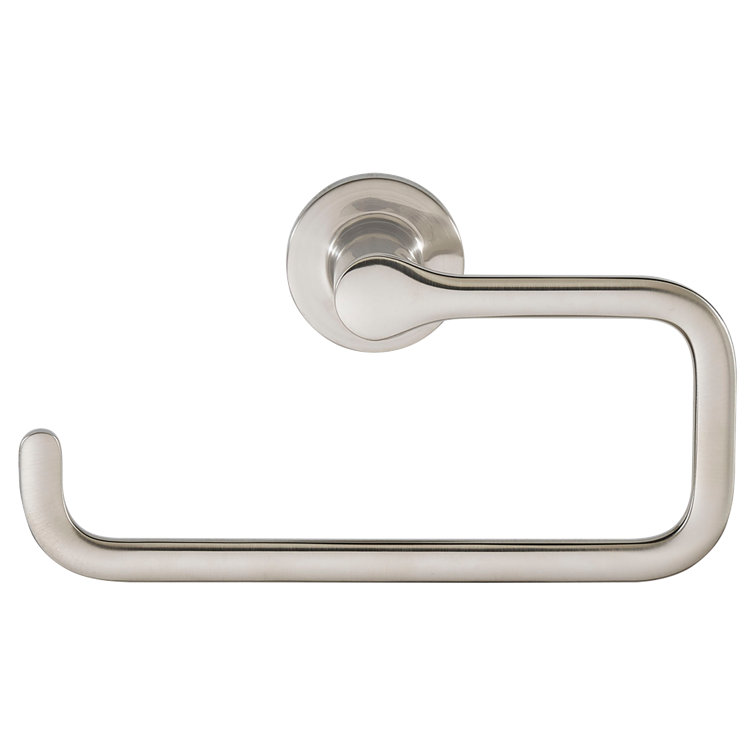 Brushed Nickel Contemporary Wall Mounted Towel Ring