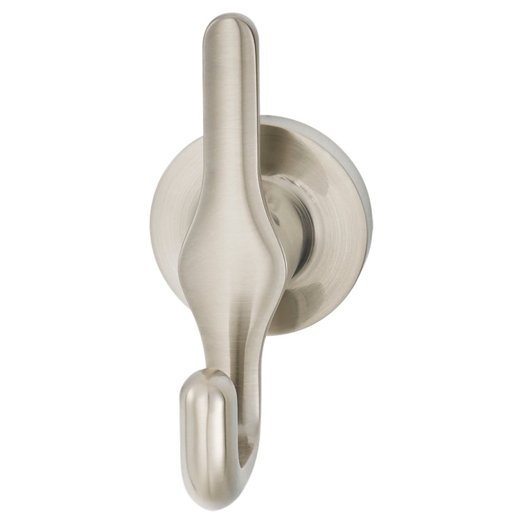 Brushed Nickel Modern Wall Mounted Robe Hook