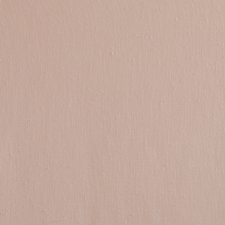 Blush Tab Top Sheer Polyester Linen Window Panel