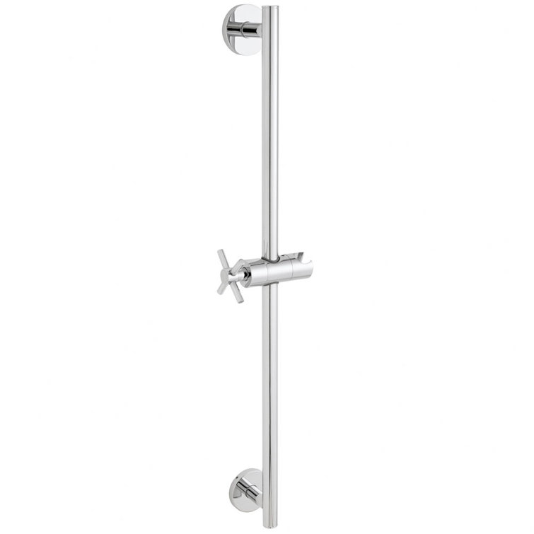 Neo Polished Chrome Adjustable Shower Slide Bar