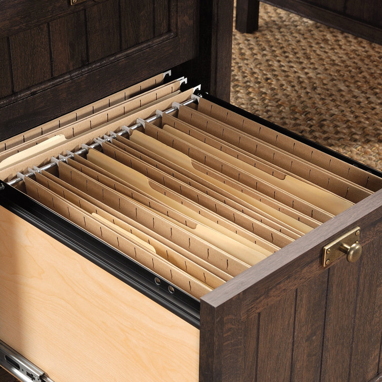 Costa Coffee Oak Executive Desk with Storage Drawers