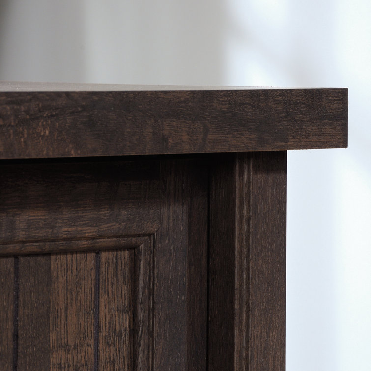 Costa Coffee Oak Executive Desk with Storage Drawers