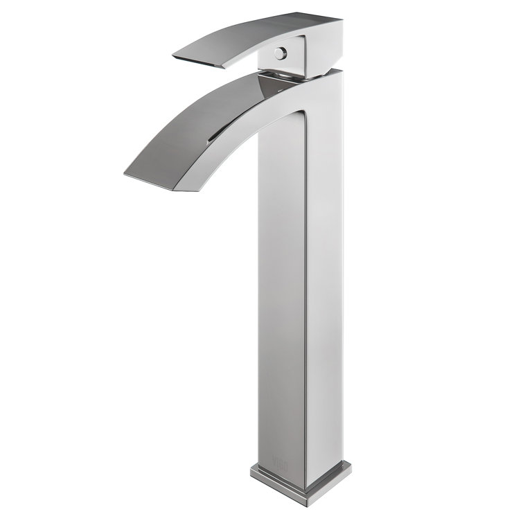 Sleek Chrome Modern Single-Handle Vessel Bathroom Faucet