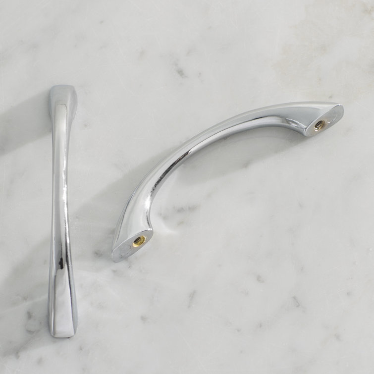 Vaile Polished Chrome 3-3/4" Arch Cabinet Pull