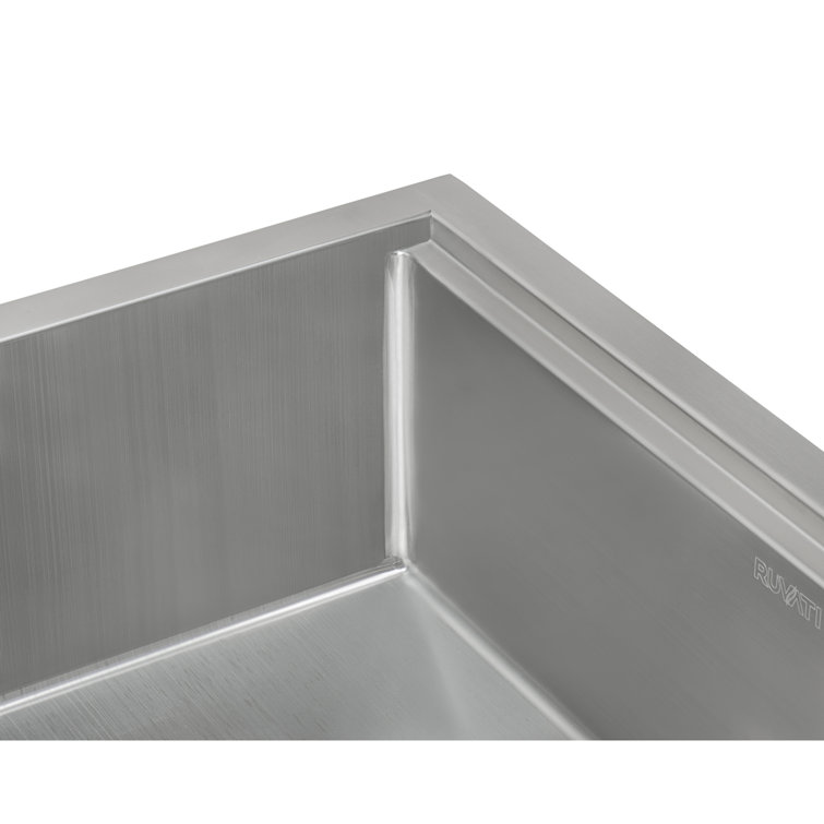 Ruvati 24-Inch Stainless Steel Workstation Kitchen Sink with Accessories