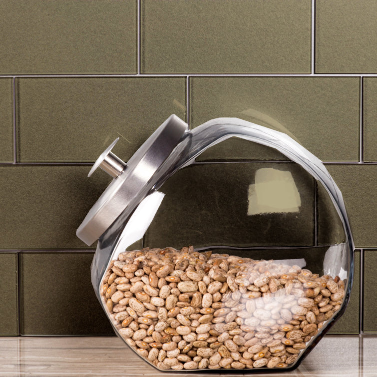 Bronze Glossy 3x6 Glass Subway Wall Tile