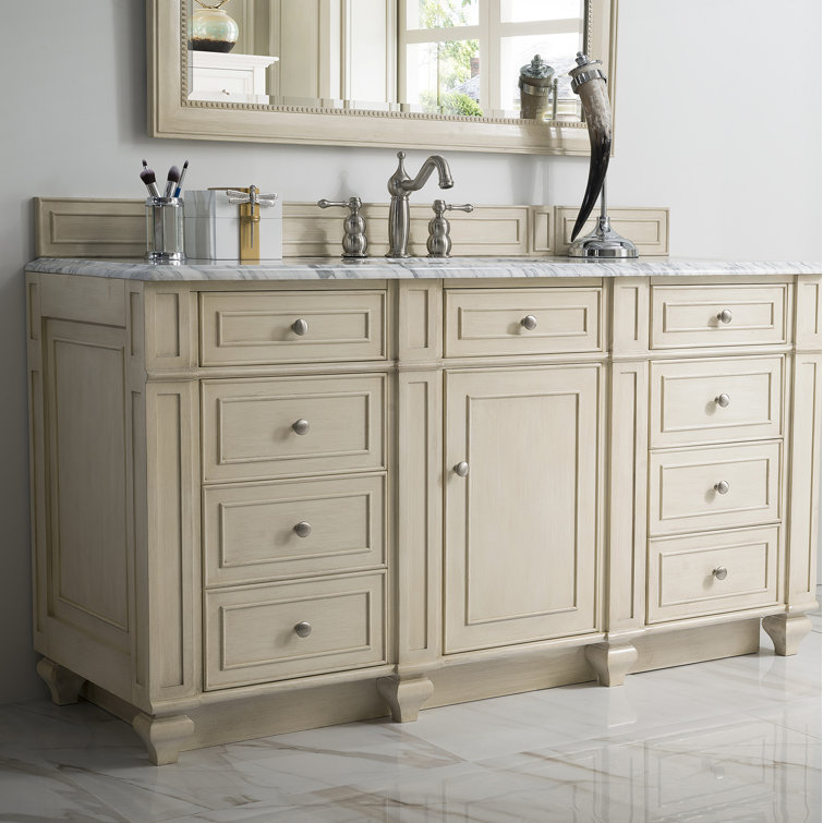 Bristol 60" Dark Wood Single Bathroom Vanity