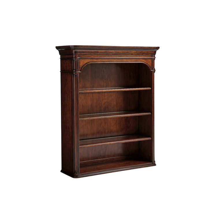 Richmond Hill Lanier Traditional Chestnut Brown Glass-Top Display Deck