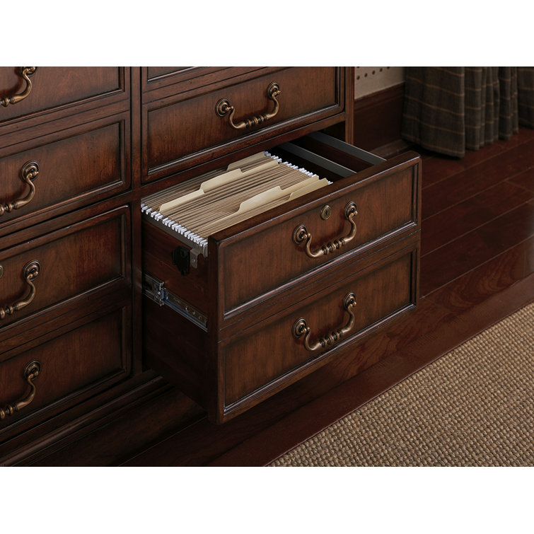 Richmond Hill Traditional Cherry Veneer Lockable Legal File Chest