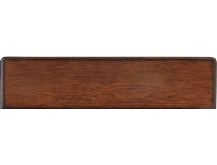 Richmond Hill Traditional Brown Media Console with Adjustable Shelves