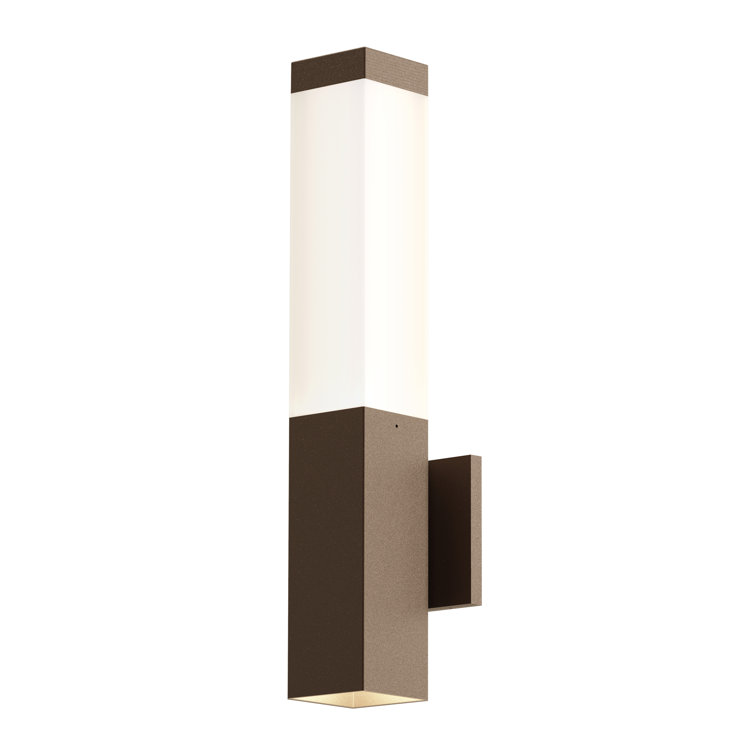 Textured Bronze Direct Wired Electric Wall Sconce