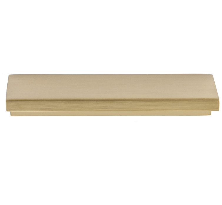 Ethan 4" Satin Brass Modern Finger Pull