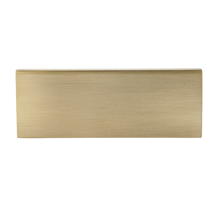 Ethan 4" Satin Brass Modern Finger Pull