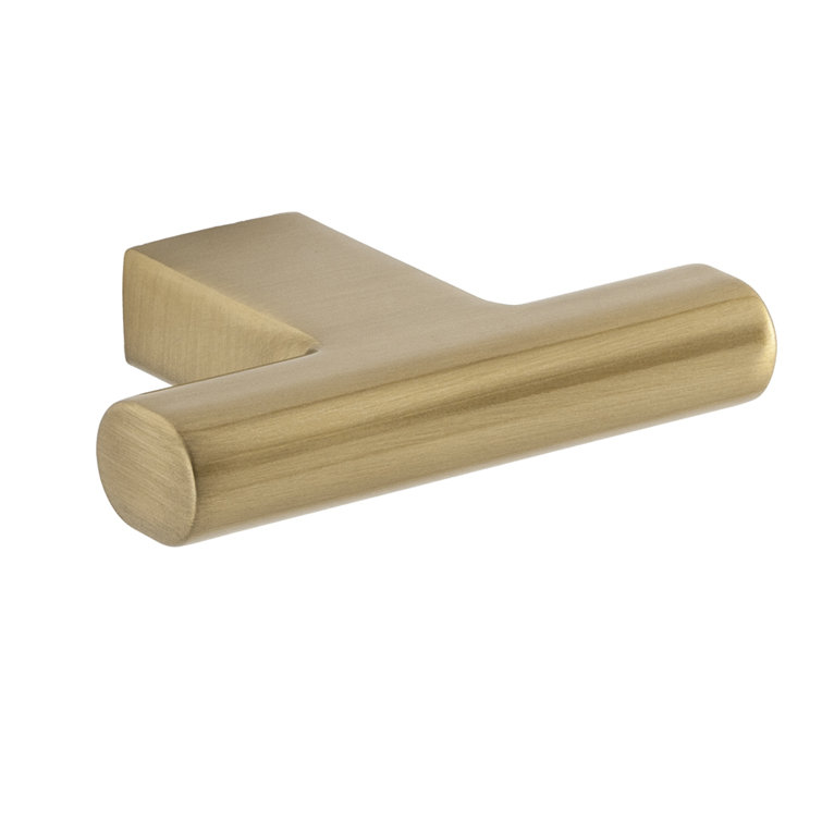 Vail 2" Satin Brass T-Handle Bar Knob