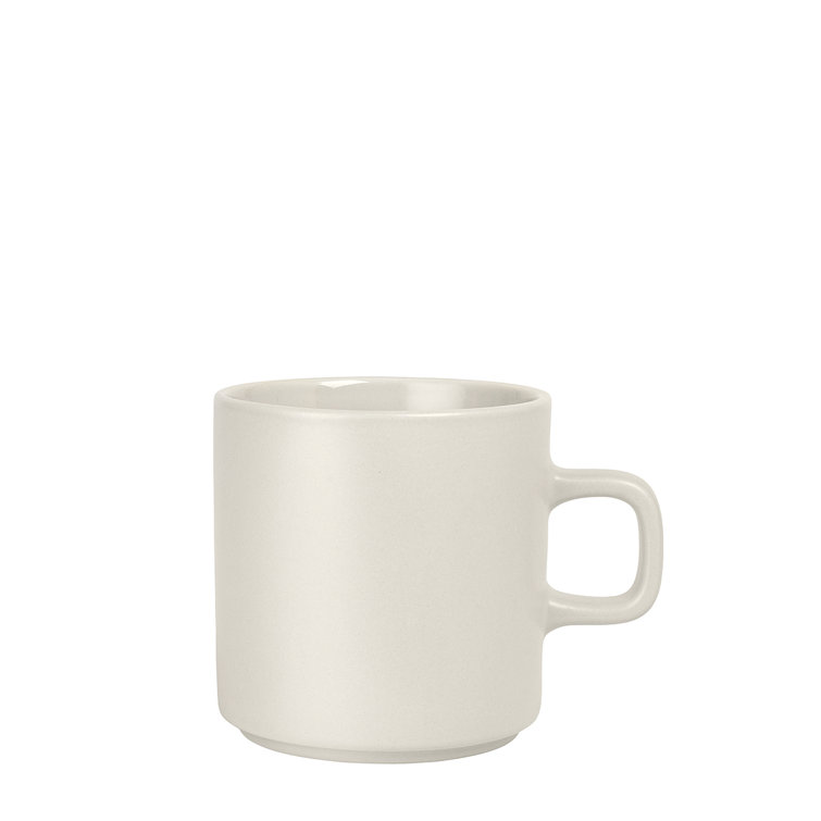 Moonbeam Ceramic 9oz Stackable Coffee Mug Set