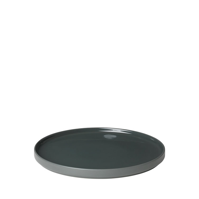 Agave Green Ceramic 10.6" Dinner Plate Set