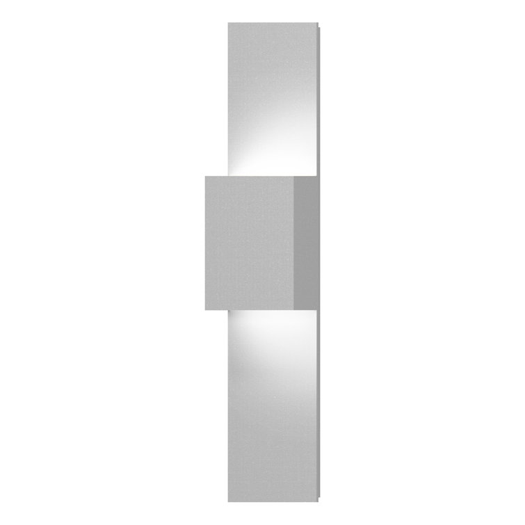 Architectural 25'' Textured White Aluminum LED Sconce
