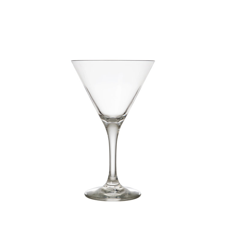 Fortessa 8.2 oz Clear Copolyester Martini Glass Set