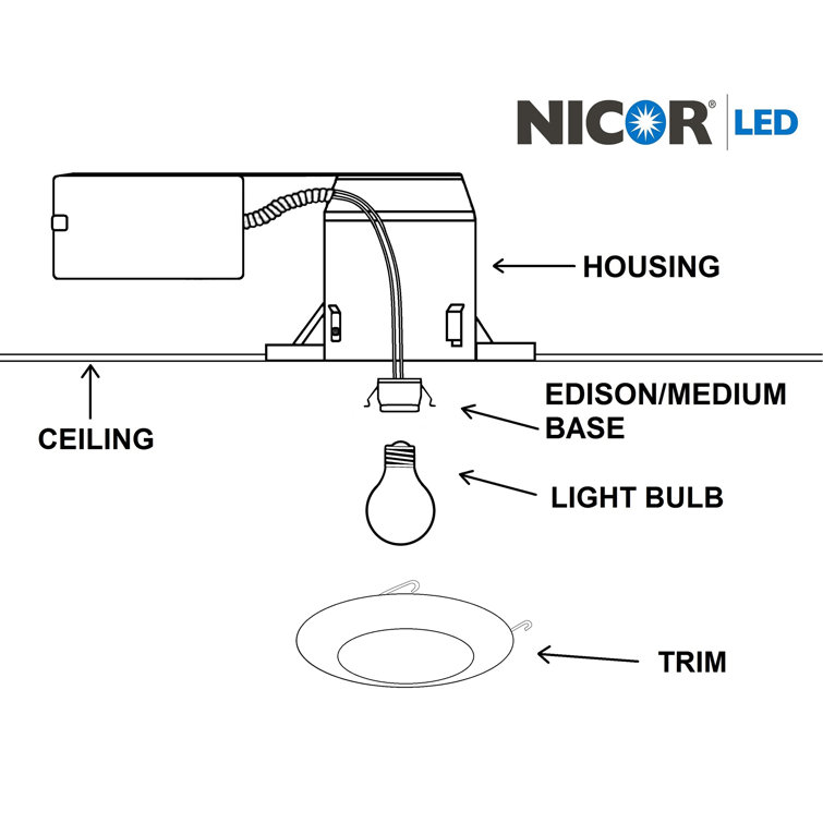 6-Inch Oil-Rubbed Bronze Recessed Shower Trim with Glass Lens