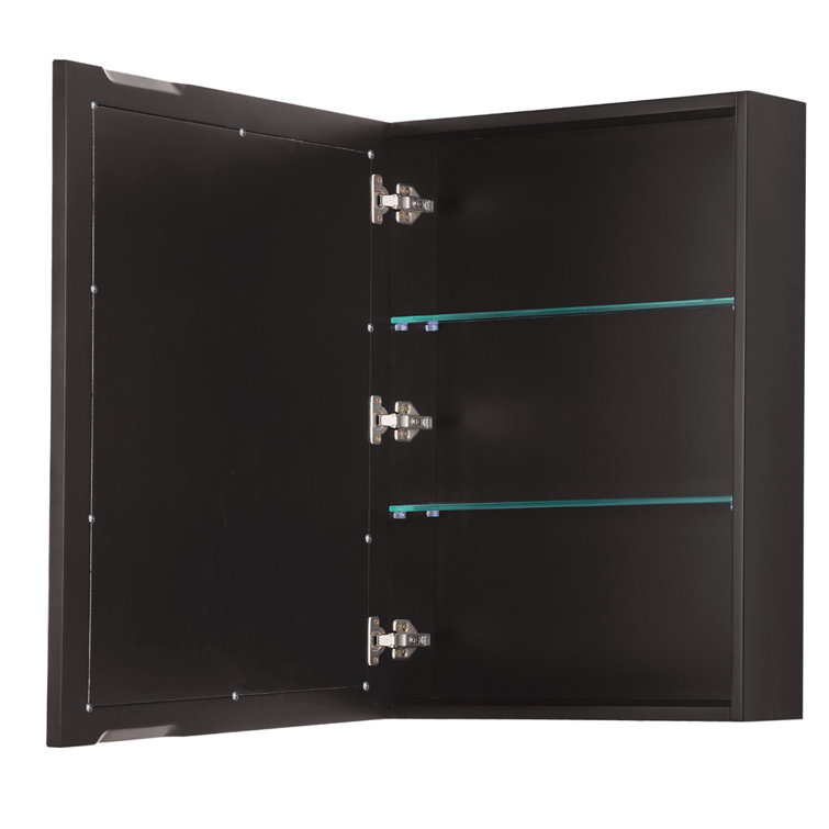 Daria Dark Espresso Single Bathroom Vanity with Medicine Cabinet