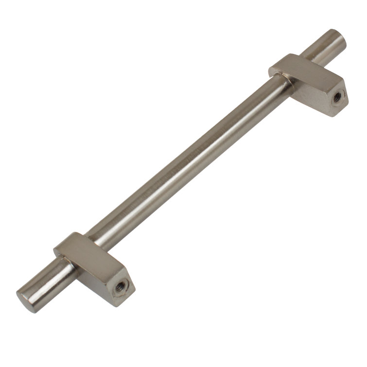 Satin Nickel 4-1/4" T-Bar Cabinet Pull