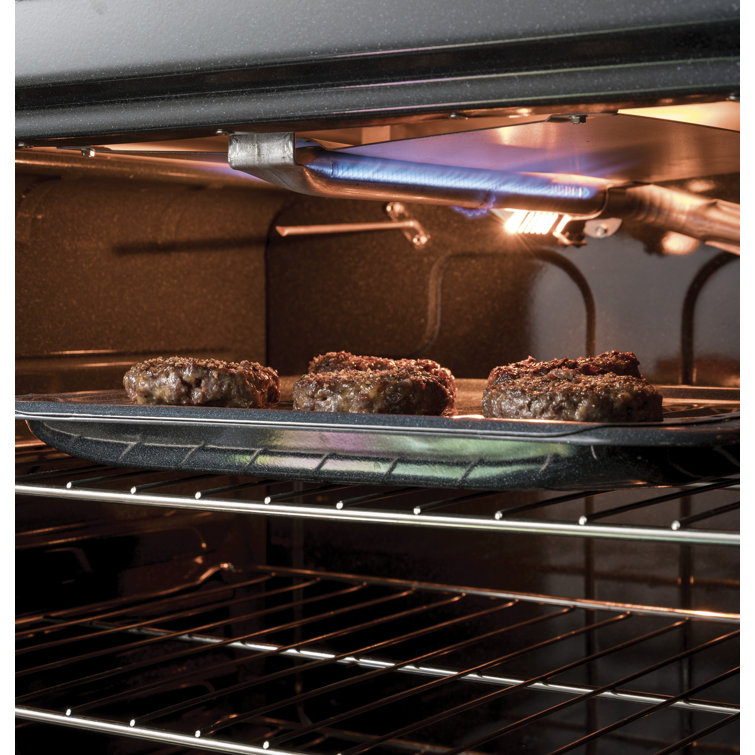 30" Stainless Steel Slide-In Gas Range with Griddle