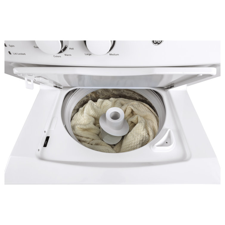 White 2.3 Cu. Ft. Washer and 4.4 Cu. Ft. Electric Dryer Laundry Center