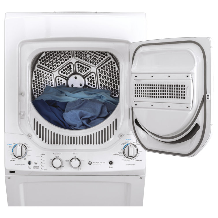 White 2.3 Cu. Ft. Washer and 4.4 Cu. Ft. Electric Dryer Laundry Center