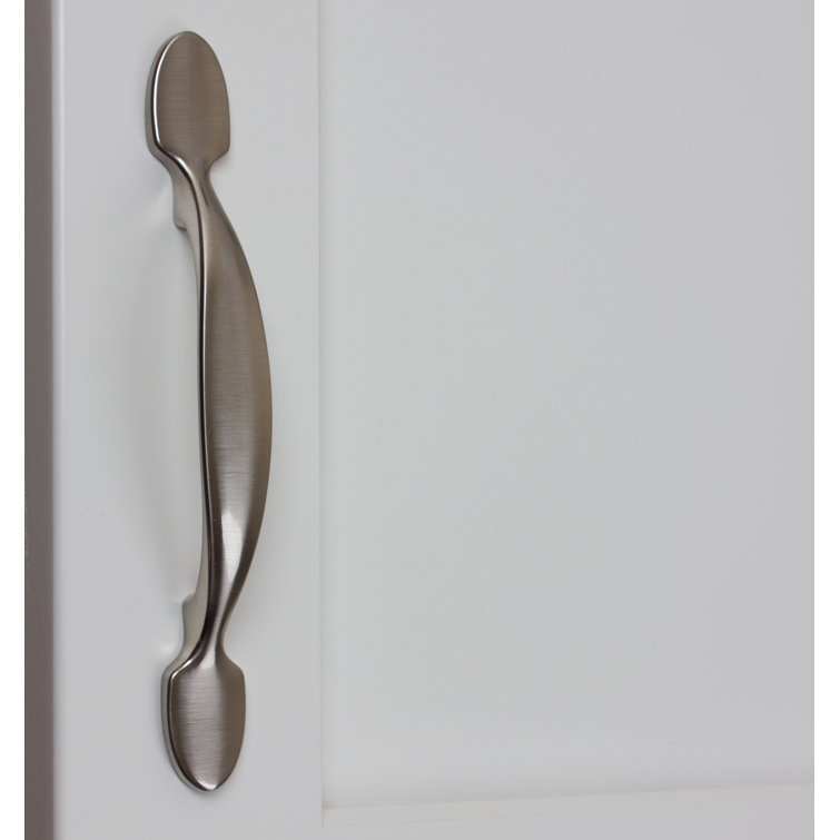 Brushed Nickel 9" Arch Cabinet Pull with Mounting Hardware