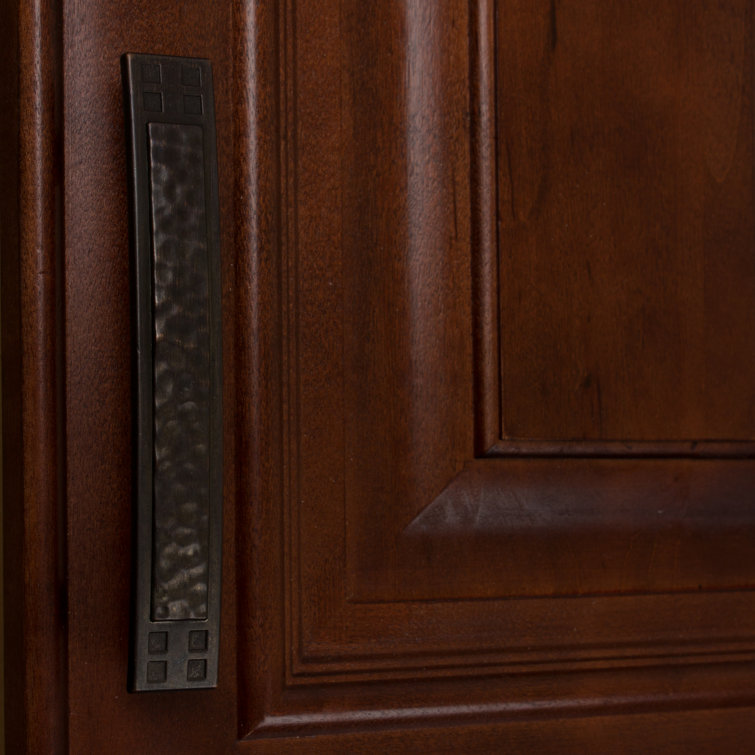 Oil Rubbed Bronze Hammered Mission Style Cabinet Pull