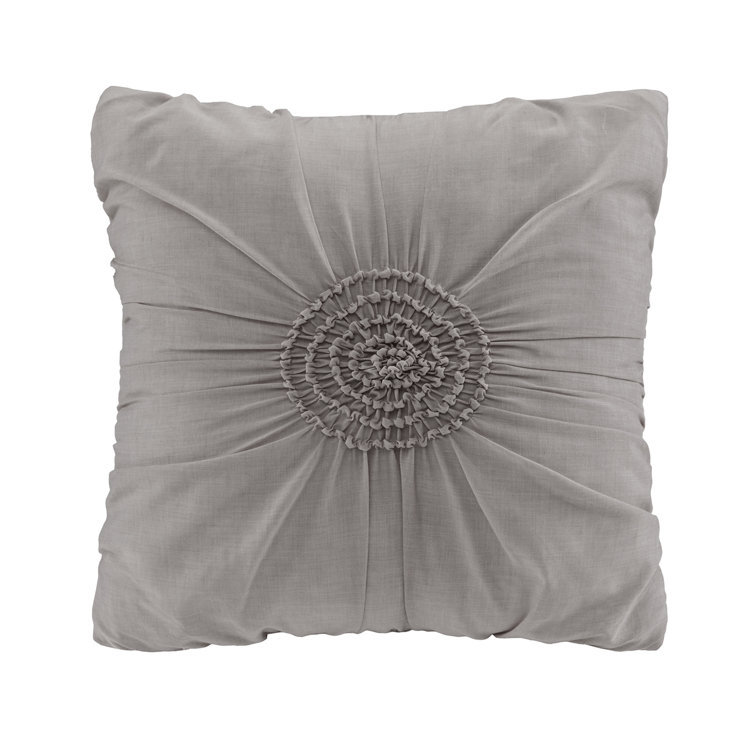 Dark Gray Reversible 6-Piece Daybed Cover Set with Tufted Detailing