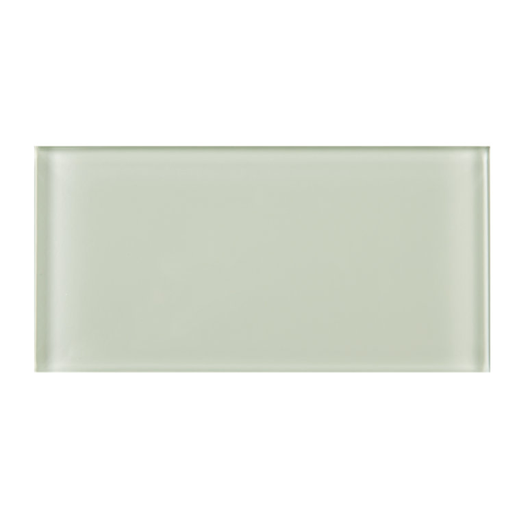 Beige 3'' x 6'' Glass Mosaic Subway Tile for Bathroom and Kitchen