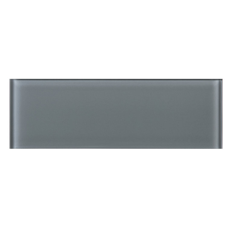 Slate Blue Glass Mosaic Subway Tile for Kitchen and Bathroom