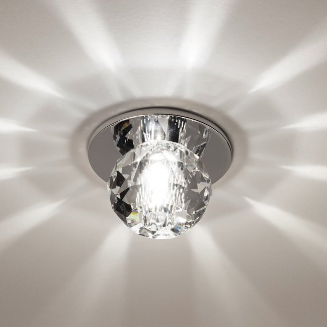 Crystal LED Flush Mount Ceiling Light