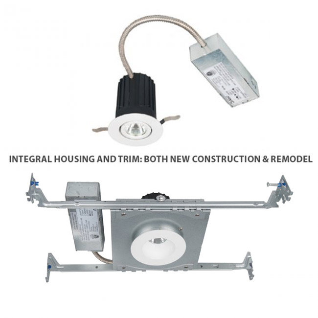 White Aluminum 14" LED Indoor/Outdoor Adjustable Light
