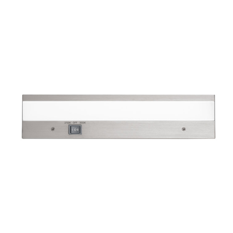 Brushed Aluminum 12'' LED Under Cabinet Light Bar