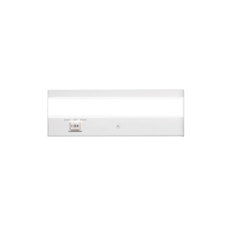White 8'' Dual Color LED Under Cabinet Light Bar
