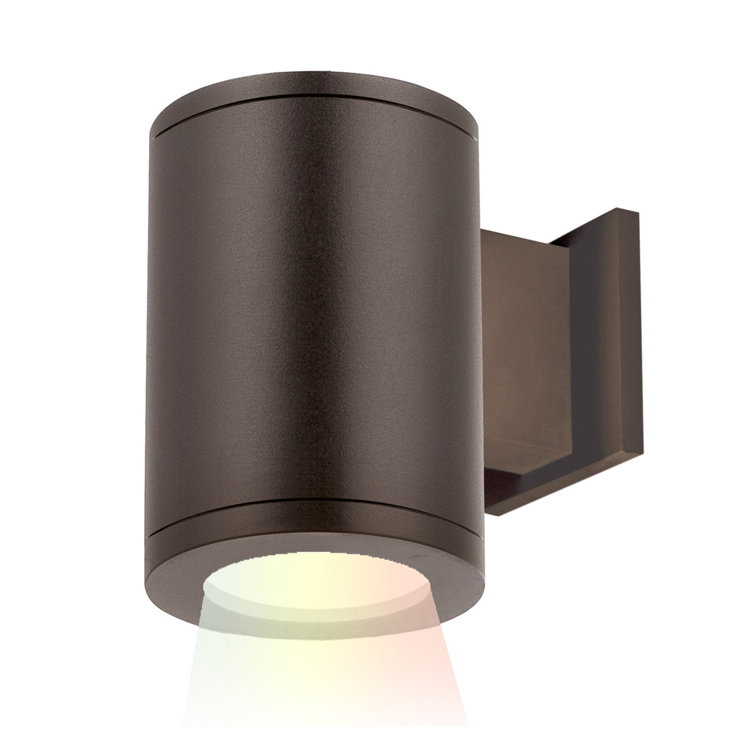 Bronze Dimmable LED Cylinder Wall Light