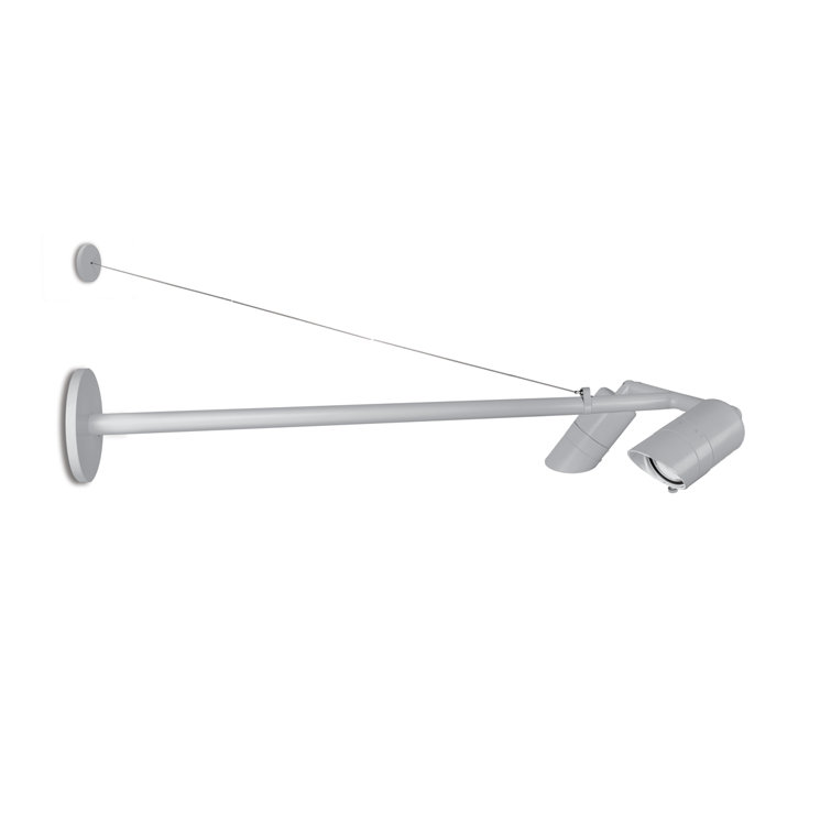 Architectural Graphite Aluminum LED Wall Light