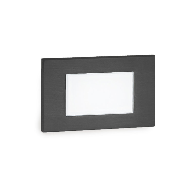 Black and Bronze Dimmable LED Recessed Wall Light