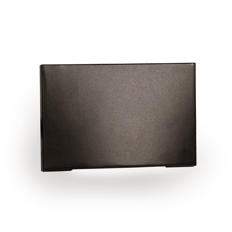 Bronze Dimmable LED Wall Light with Amber Glass Diffuser