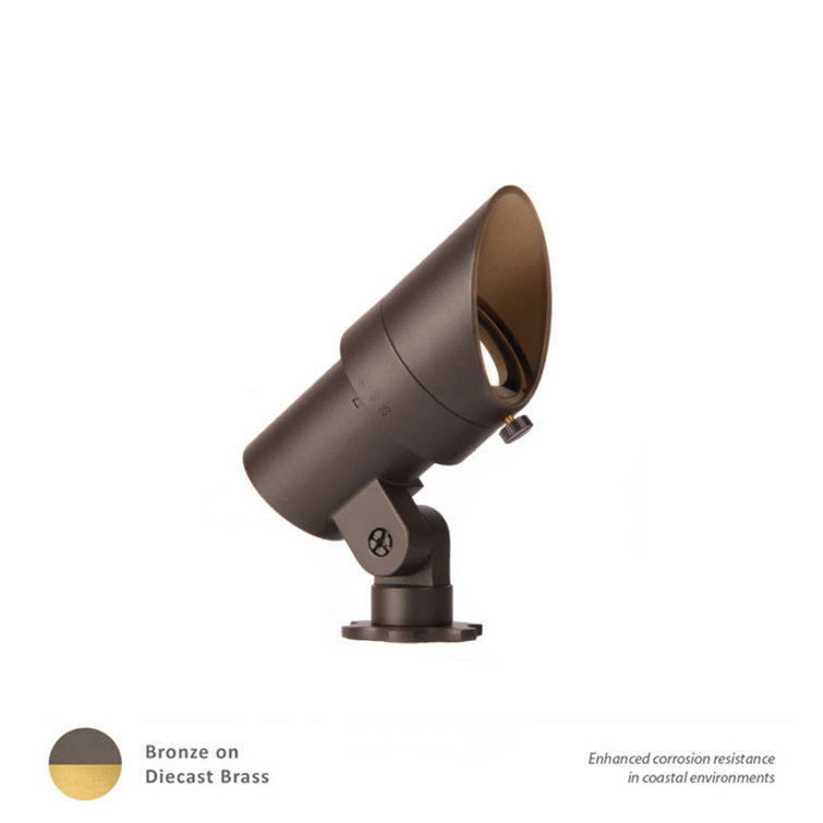 Bronze Finish Adjustable Beam LED Spot Light 5.25"