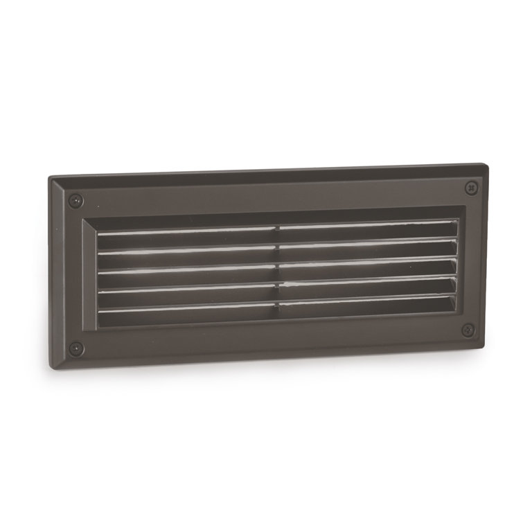 Architectural Bronze LED Outdoor Wall Light with Clear Glass