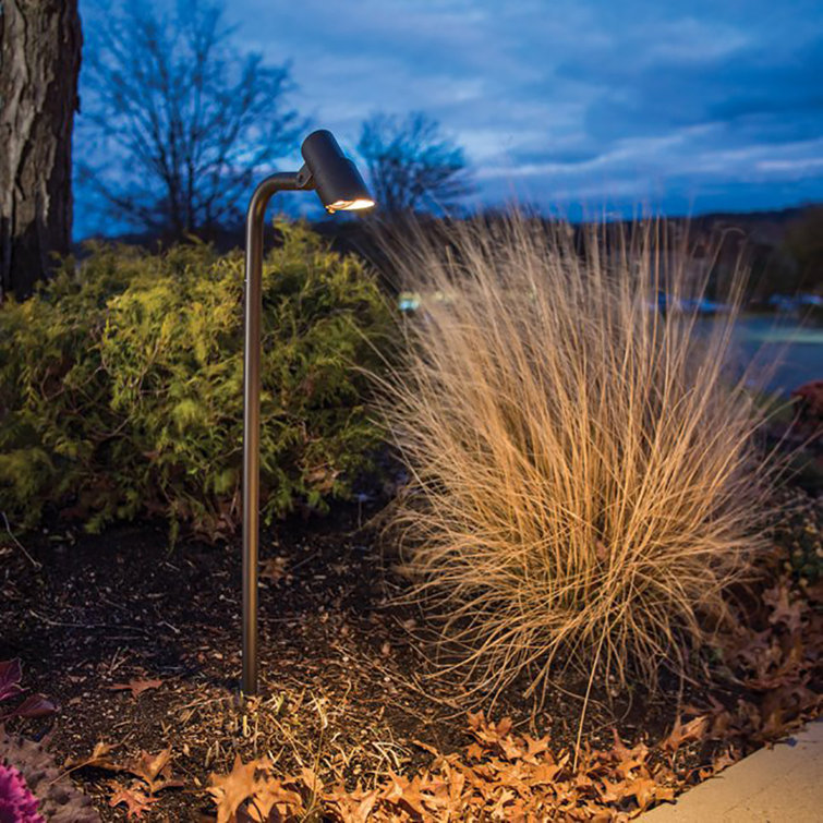 Bronze Adjustable LED Pathway Light with 32" Stem