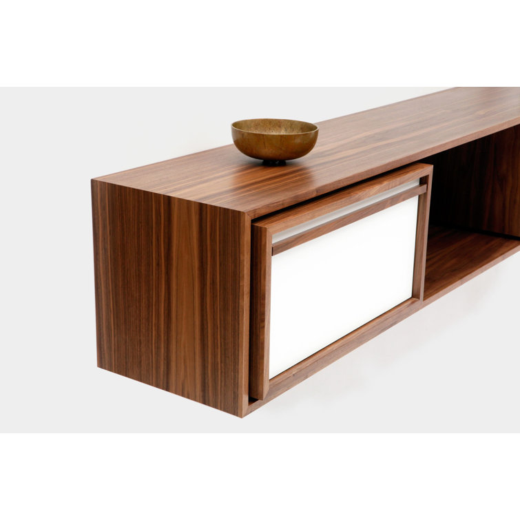 Medium White Door Wood Wall Console Table