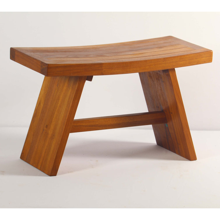 AquaTeak 30" Teak Shower Bench with Teak Oil Finish