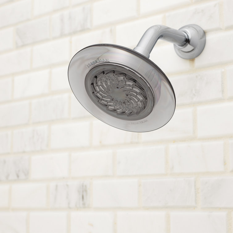 Smokey Gray Chrome Multi-Head Wall Mounted Showerhead